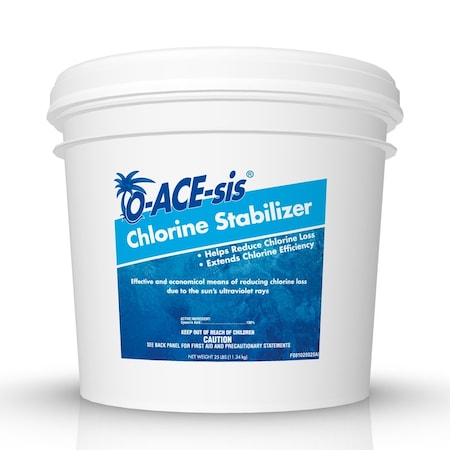 O-Ace-Sis O-ACE-sis Granule Chlorine Stabilizer 25 lb TF081025025OAC